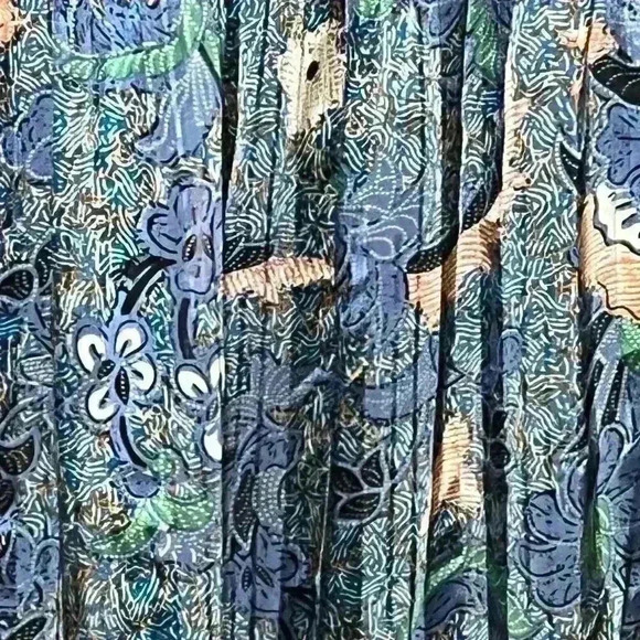 Code X Mode Floral Long Sleeve Chiffon Dress Size XS - Picture 7 of 14